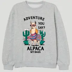 GENERICO - Polera Peru Modelo Adventure You Say Alpaca My Bags