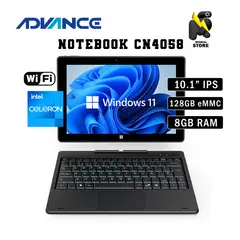 ADVANCE - NOTEBOOK 2 en 1 CN4058 / CELERON N4020 / 8GB RAM/ 128GB /10.1"PANTALLA TOUCH