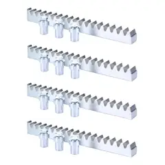 QUICK - Pack 4 Unidades De Cremallera Metálica Porton Automático