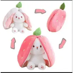 GENERICO - Peluche Conejo Zanahoria 35cm Reversible Pandora Home