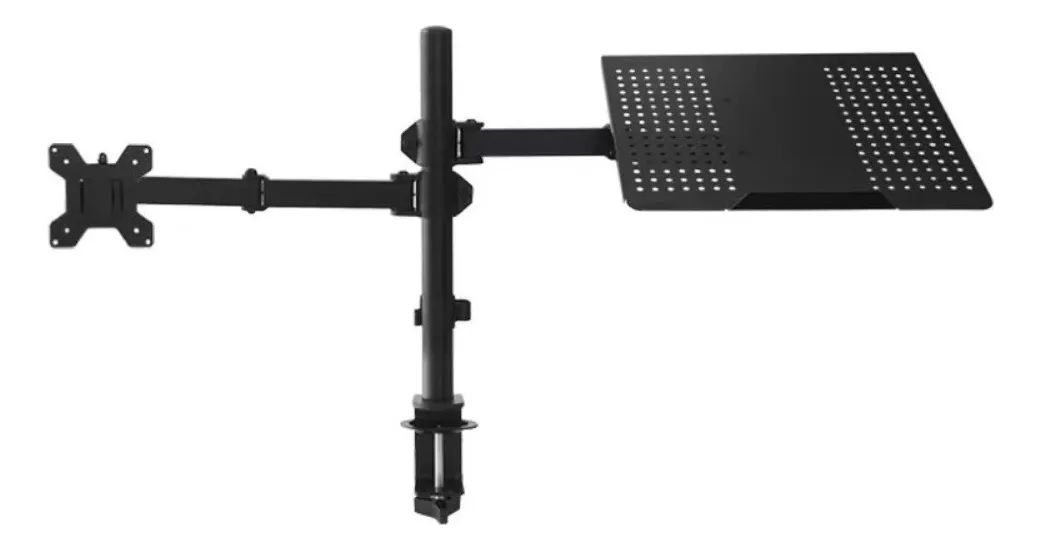 Soporte Monitor Y Notebook Brazo Articulado Escritorio