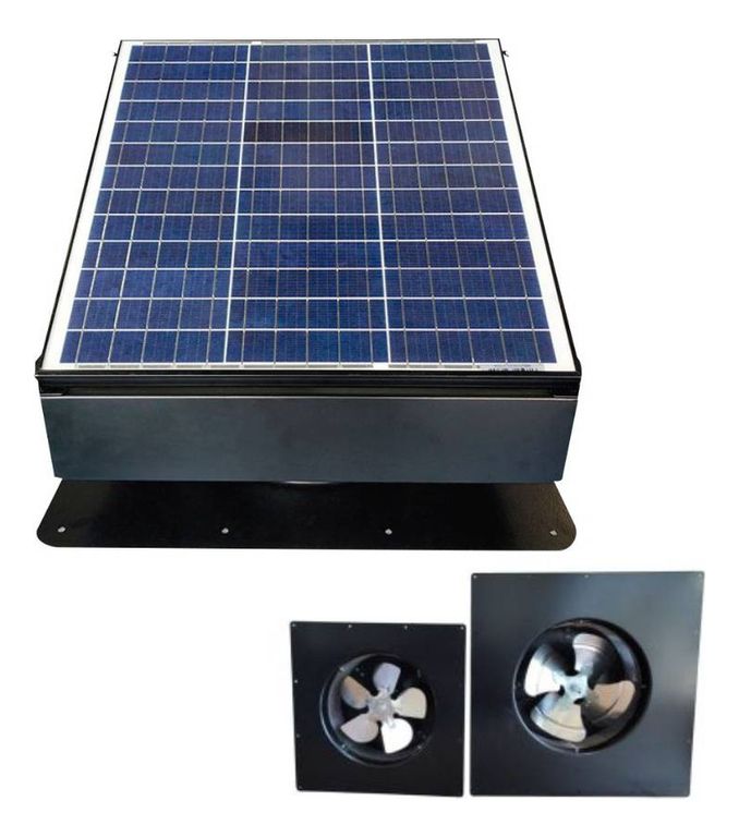 Extractor De Aire Solar 40w - Ventilación De Entretecho