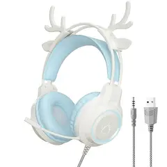 TIOZONEY - Auriculares de juego para la cabeza