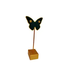 GENERICO - Pack Acero Collar con dije y Aretes - Estrella Feliz Dorada