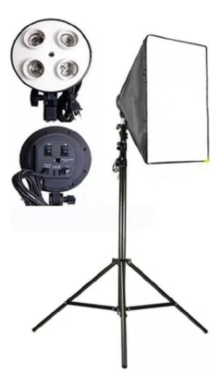 Softbox Para 4 Ampolletas Softbox Iluminacion Continua