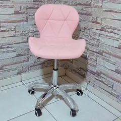 GENERICO - SILLA MARIPOSA ROSA GIRATORIA RODANTE - GrupoKava