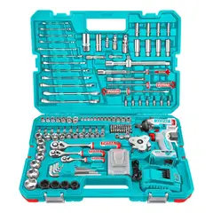 TOTAL - Llave de impacto 500nm + 152 herramientas