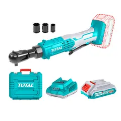 TOTAL TOOLS - Llave ratchet 65nm + batería y cargador Total