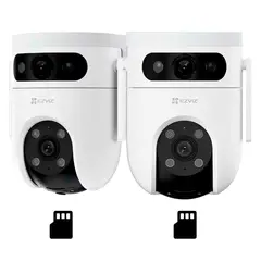 EZVIZ - H9C Dual 3K 2-PACK 256GB Cámara de Seguridad WIFI 5MP