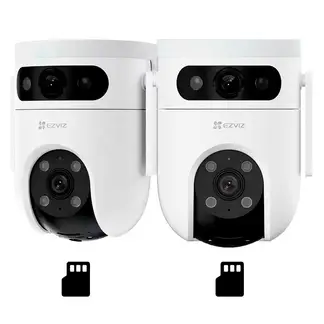 EZVIZ - H9C Dual 3K 2-PACK 256GB Camara de Seguridad WIFI 5MP