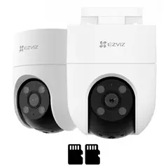 EZVIZ - H8C 1080P 2-PACK 256GB Cámara de Seguridad WIFI FullHD