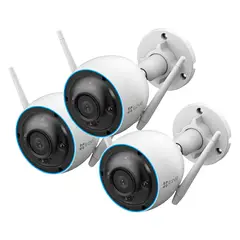 EZVIZ - H3 3K 3-PACK Cámara de Seguridad WIFI 5MP exterior