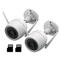 EZVIZ - H3C 3K 2-PACK 256GB Camara de Seguridad WIFI 5MP exterior