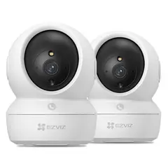 Ezviz - H6C PRO 2K 2-PACK Camara de Seguridad WIFI 3MP PT 360°