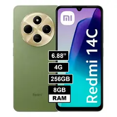 XIAOMI - Celular Redmi 14C 8GB RAM 256GB VERDE