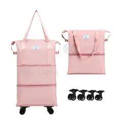 GENERICO - Bolso de viaje expandible Cartera Maleta Con Ruedas