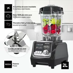 TAURUS - Licuadora 2L Elite Professional 1600W