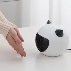 GENERICO - Calentador Portátil Eléctrico Bajo Consumo Rápido Calor y Compacto