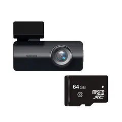 HIKVISION - Cámara para Autos Dashcam K2 Full HD Wi-Fi MicroSD 64GB