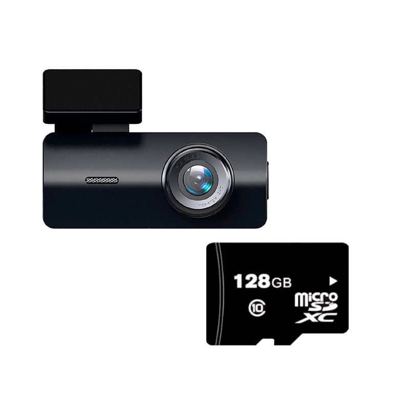 Cámara para Autos Dashcam K2 Full HD Wi-Fi MicroSD 128GB