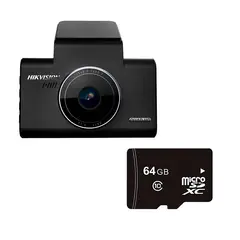 HIKVISION - Cámara para Autos DashCam C6 Wi-Fi 1600P MicroSD 64GB