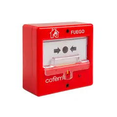 GENERICO - Pulsador de Alarma de Incendios Cofem Pucay Rearmable Manual