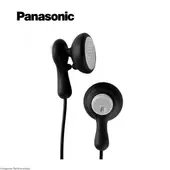 PANASONIC - Audífonos In Ear Negro RP-HV41