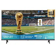 HISENSE - Televisor 43" FHD Smart TV 43A4NV VIDAA Modelo 2025
