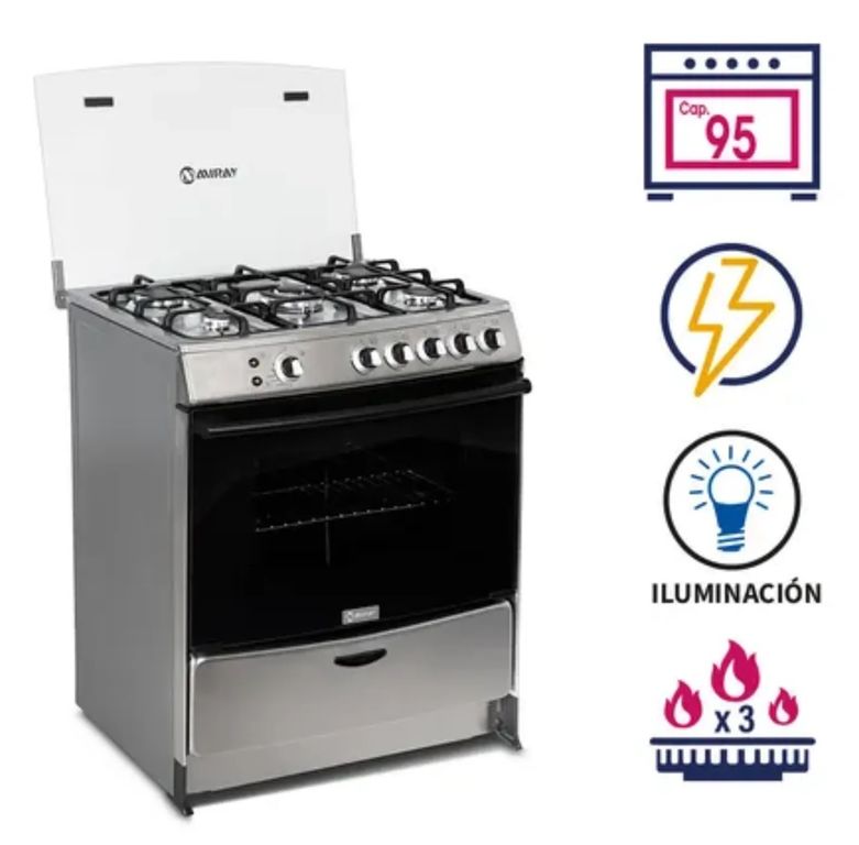 COCINA MENTA PLUS DE 5 HORNILLAS