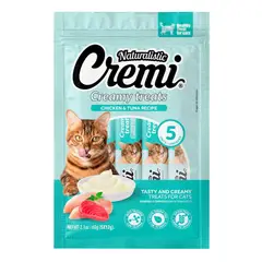 GENERICO - Snack para Gatos Naturalistic Cremi Pollo y Atún 60gr