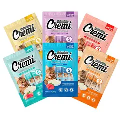 GENERICO - Snack para Gatos Naturalistic Cremi Variado 60gr Pack x6 und