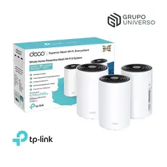TP LINK - TP-LINK Sistema Mesh Deco PX50 3-pack Dual-Band WiFi 6 PLC AI + G1500