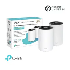 TP LINK - TP-LINK Sistema Mesh Deco PX50 2-pack Dual-Band WiFi 6 PLC AI + G1500