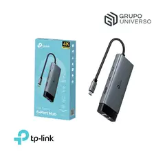 TP LINK - TP-LINK Adaptador Hub UH6120C USB Tipo C 6 puertos en 1
