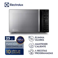 ELECTROLUX - Microondas 25lt Silver Emdy25s2mxm