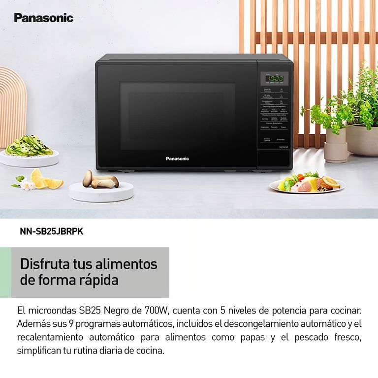Horno Microondas 20LT Negro