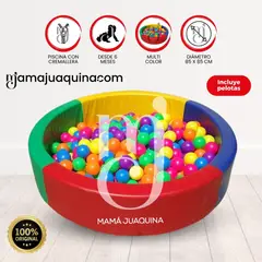 BABY - Piscina Didáctica «HAPPY POOLY» con Pelotas Incluidas Red