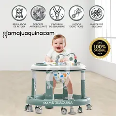 BABY - Andador Regulable con Bandeja Didáctico «SPACE» Green