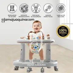 BABY - Andador Regulable con Bandeja Didáctico «SPACE» Gray