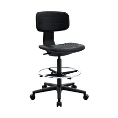 OFIDEAS - Silla Cajero Multifuncional Kan Negro Sb Cromado