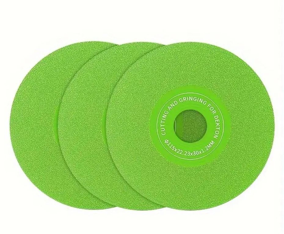 Disco Diamantado Verde para porcelanato de 4 1/2