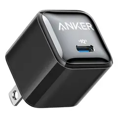 ANKER - Cargador Nano Charger 20W USB-C Carga Rápida Black - A2637J16