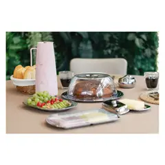 TRAMONTINA - JUEGO PORTA TORTA 33 CM DIAMETRO