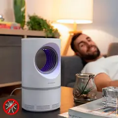 GENERICO - LÁMPARA MATA ZANCUDOS MOSQUITOS INSECTOS SIN QUÍMICOS