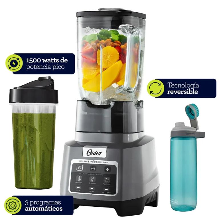 Licuadora Xtreme Mix 2l + Programas Automáticos Y Blender Blstxpg-bgw