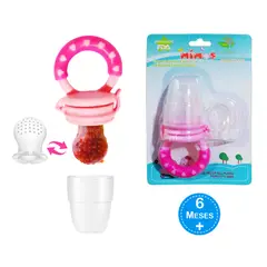 MIMOS - Chupón Alimentador de Bebé con Tetina de Repuesto ROSADO