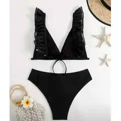 GENERICO - Conjunto de bikini con detalle en el borde
