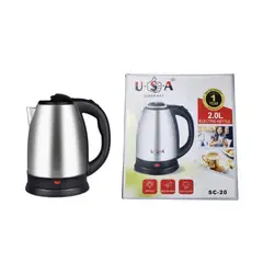 GENERICO - Hervidor Eléctrico Jarra De Agua 2 Litros Acero Inoxidable SC-20