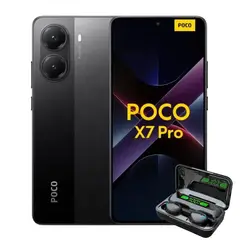XIAOMI - Poco X7 Pro 5G 512gb 12gb Ram Negro + Audifonos de Regalo