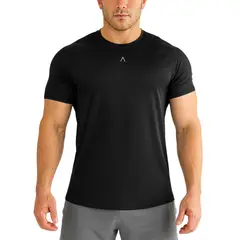 ALPHA FIT - Polo deportivo hombre Running - Polo gimnasio - Ropa gym - Alphafit
